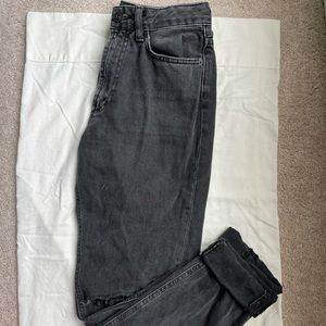 Urban Outfitters Ripped Mom Jeans Black, Size W25